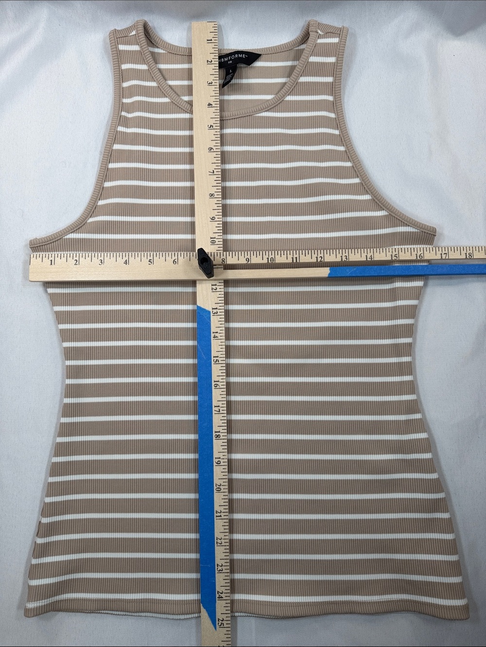WHBM For Me Ribbed Stretch Tank L - Picture 6 of 6